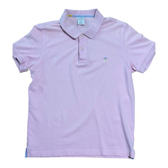 Brooks Brothers Polo Shirt Mens Light Pink, M - Picture 1 of 3